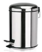 BALDE LIXO 20L INOX MATE